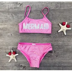 GENERICO - Talla 4 - Ropa de Baño Cola de Sirena de Playa Salida Piscina