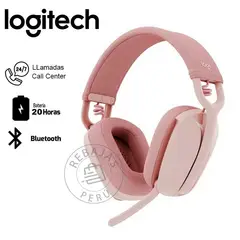 LOGITECH - Zone Vibe 100 Rosado Audifono Bluetooth Micrófono y Confort