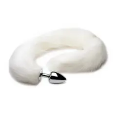 GENERICO - PLUG ANAL COLA BLANCO