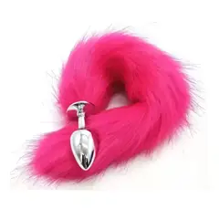 GENERICO - PLUG ANAL COLA FUSCIA