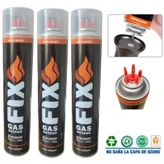 FIX - 03 Gas Butano Recarga Soplete Encendedor