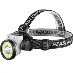 GENERICO - Linterna Frontal De Cabeza Led Con Sensor Magnético Con 9 Led Minera