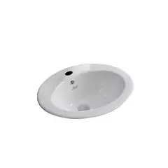 XM - Ovalin de Loza Mod Circular Blanco 52x45x17cm
