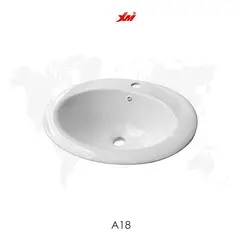 XM - Ovalin de Loza Mod Circular Blanco 47x41x18cm