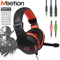 MEETION - Audífonos Gamer On-ear HP010 3D Xbox Play Station PC Laptop