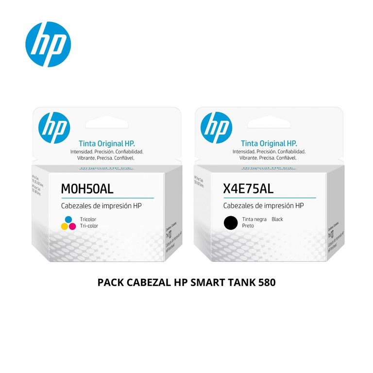 PACK Cabezal (HP MOH50AL - X4E75AL) PARA IMPRESORA SMART TANK 580
