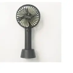 GENERICO - Mini ventilador de mano eléctrico recargable negro