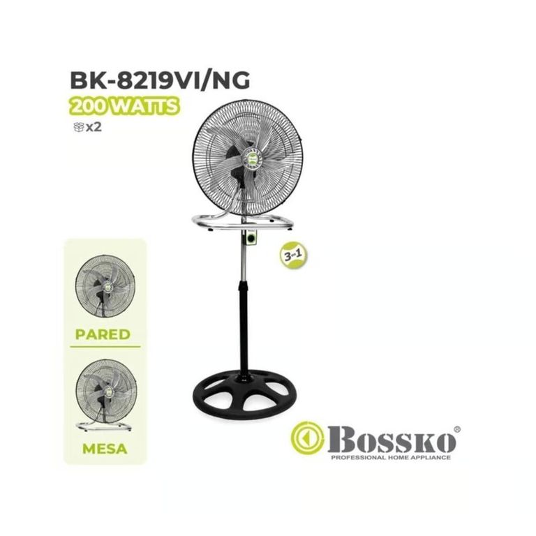 Ventilador Bossko 3 En 1 De 18″ 200W BK-8219VI