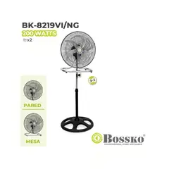 BOSKKO - Ventilador Bossko 3 En 1 De 18″ 200W BK-8219VI