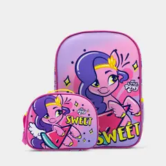 CHILDRENS CLUB - SET 2P MOCHILA ESCOLAR NIÑOS 6MLP2130001 MY LITTLE PONY