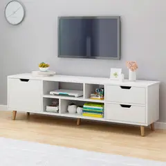 GENERICO - Mueble para TV Blanco con Diseño Moderno y Funcional