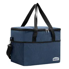KELLER - Lonchera Térmica para Comida Alimentos con Correa Ajustable Azul R24