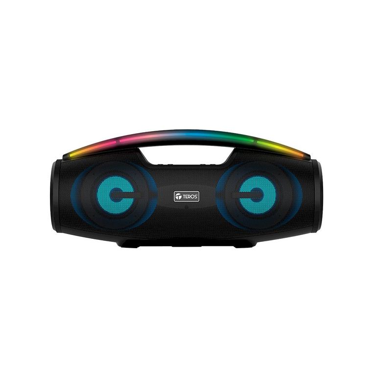 PARLANTE INALAMBRICO TE-6042N MICRO SD USB NEGRO LED