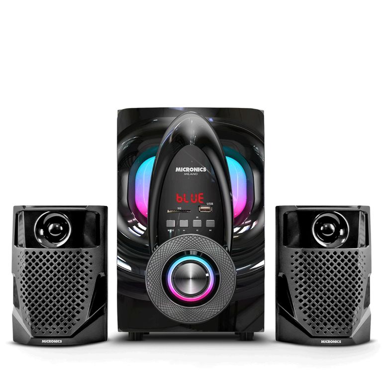 Parlante 2.1 Milano MIC S6000 BT - USB - BT