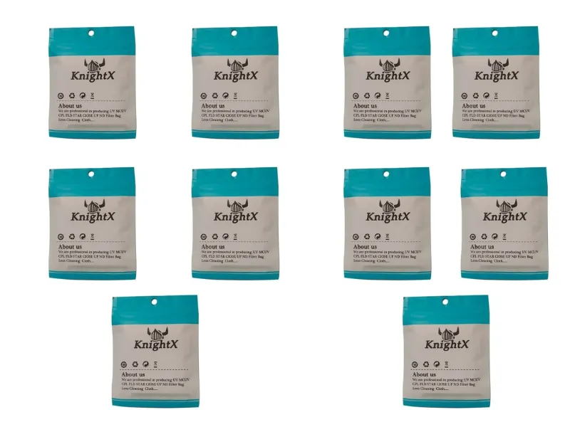 10 Paño Microfibra Limpieza Lentes Objetivos Knightx X