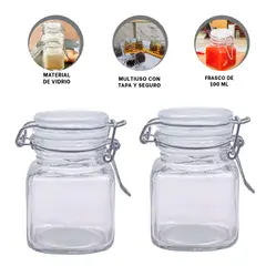 GENERICO - Pack3 Envase Util en 100 ml Y+Regalo Ligas para Peinar