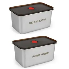 ROSTHOFF - Set x 2 Contenedores Acero 1500ml