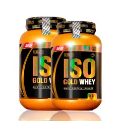 LEVEL PRO - Iso Gold Whey de 1kg Vainilla Pack X2