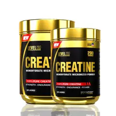 LEVEL PRO - Creatina Monohidrata 500Gr Pack X2
