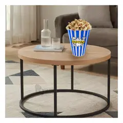 GENERICO - Pack3 Cubeta Versatil Vaso de Color Azul Y+Papel de Regalo