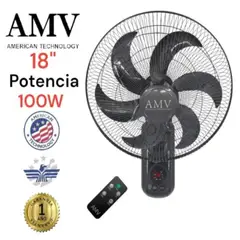 GENERICO - VENTILADOR DE PARED 18" 100W A CONTROL REMOTO