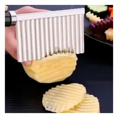 RYBIU IMPORT - Pack3 Cuchillo Versatil en Ondas Plateado Y+Regalo Agendita