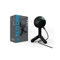 LOGITECH - Micrófono Yeti Orb Usb PStreaming RGB Negro 988-000550