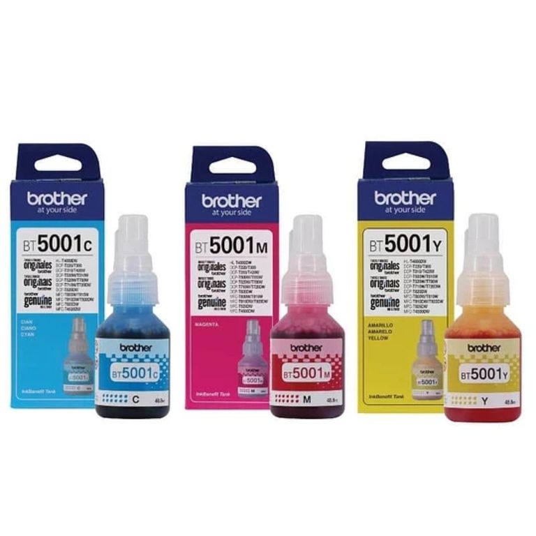 Kit de Tintas BT5001C BT5001M BT5001Y