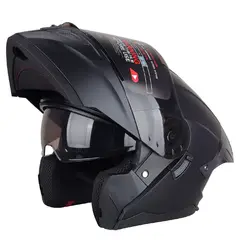 GENERICO - CASCO MOTO HOKEN HK3 NEGRO MATE TALLA ¨XL¨