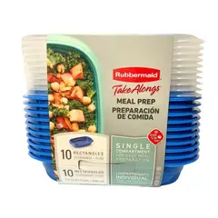 RUBBERMAID - 10 Recipientes con 946ml 2141748