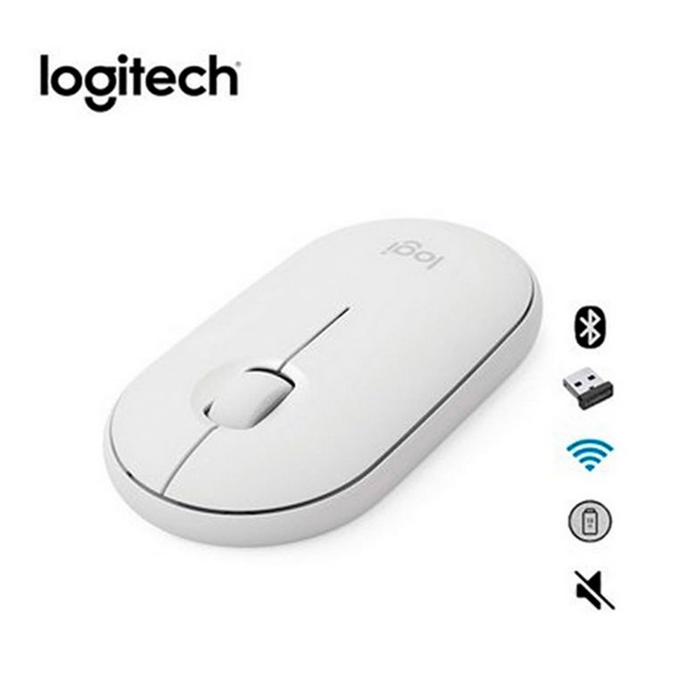 Mouse Pebble M350 Bluetooth Blanco