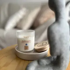IMJOY YOGA HOME - Vela de soya ecológica - aroma a lavanda