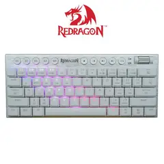 REDRAGON - Teclado HORUS K632-PRO-RGB WHITE RED SWITCH