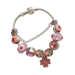 KAST PE - Pulsera mujer con Charms Sentia Rosa - 19cm
