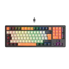HAVIT - TECLADO GAMENOTE KB512L-SP MECANICO SWITCH RED LED-RG