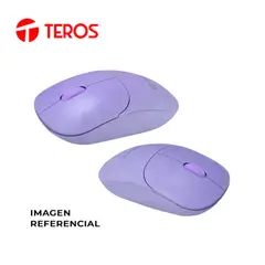 ANTEROS - MOUSE INALAMBRICO TEROS TE-1219S MORADO