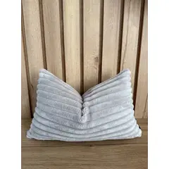 MAP DESIGN HOME - Funda De Cojin Aura Plata 50 x 30 cm