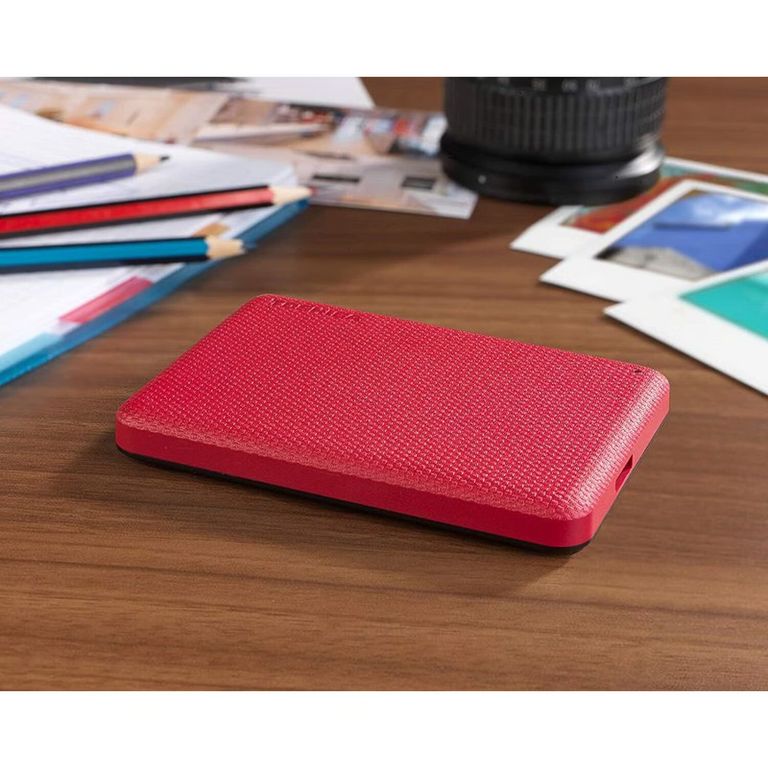 Disco Duro Externo Canvio Advance 4TB - Rojo - Portátil