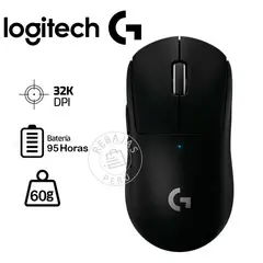 LOGITECH - G Pro X Superlight 2 Wireless – 44K DPI, RGB LIGHTSYNC Negro