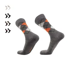 SILVERA NANOTECH - Medias de vestir alpaca merino oficina casuales térmicas hombre mujer