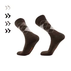 SILVERA NANOTECH - Medias de vestir alpaca merino oficina casuales térmicas hombre mujer