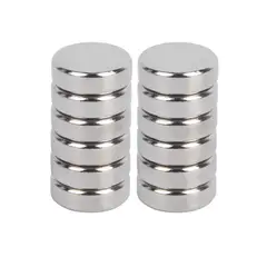 GENERICO - Iman De Neodimio Modelo Disco 15mmx5mm 10 unidades