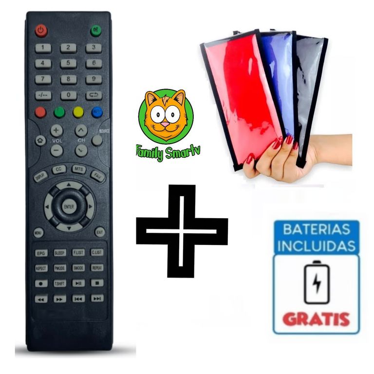 Control Remoto Kioto Tv Led Smart + Funda