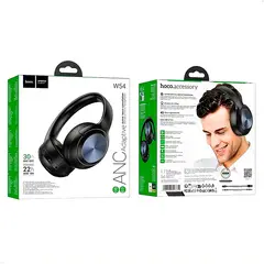 HOCO - Auriculares inalámbricos W54 ANC Bluetooth 5.4 cancelación ruido