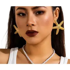 GENERICO - Pendientes estrella de mar grande