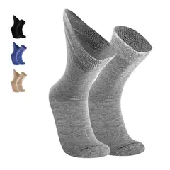 SILVERA NANOTECH - Medias para diabéticos térmicas de alpaca y merino salud hombre mujer