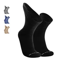 SILVERA NANOTECH - Medias para diabéticos térmicas de alpaca y merino salud hombre mujer