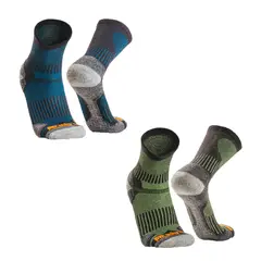 SILVERA NANOTECH - Medias trekking deportivas gym acolchadas algodón alpaca hombre mujer