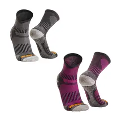 SILVERA NANOTECH - Medias trekking deportivas gym acolchadas algodón alpaca hombre mujer