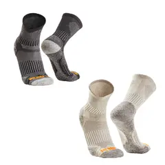 SILVERA NANOTECH - Medias trekking deportivas gym acolchadas algodón alpaca hombre mujer
